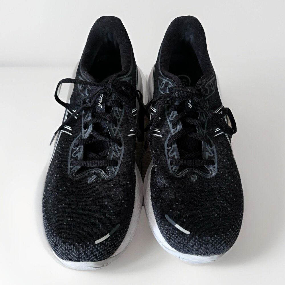 ASICS Gel-Cumulus 26 Men's Running Shoes US 10 Black White 1011B792